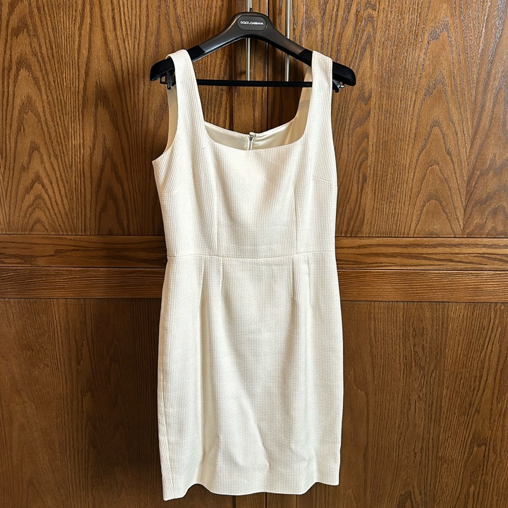 Dolce & Gabbana silk lined cotton dress